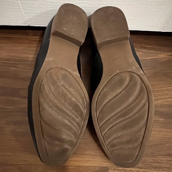 Clarks Juliet Palm Slip-On Black Shoes Size 8 - Picture 6 of 7